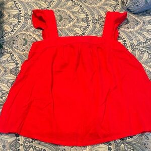 NWT bow back linen top